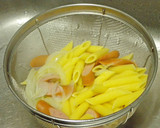 ペンネとウインナーのカレーマヨソース作り方5写真