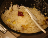 つやもち♪甘口♪さつまいものおこわ作り方5写真