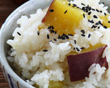 つやもち♪甘口♪さつまいものおこわ作り方6写真