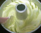 抹茶マーブルシフォンケーキ作り方11写真