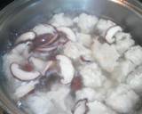 鶏ごぼうのすり身汁♪作り方3写真