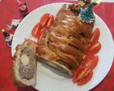 X'maｓに♪ミートローフブレッド作り方16写真