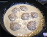 ホワイトソースで煮込みハンバーグ作り方8写真