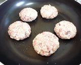 秋刀魚と豆腐の生姜照り焼きハンバーグ作り方4写真