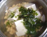 -大豆ღわかめ♡豆腐✿味噌汁-作り方3写真