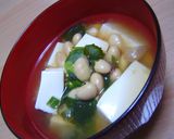 -大豆ღわかめ♡豆腐✿味噌汁-作り方4写真