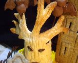 ハロウィンケーキにコウモリクッキーピック作り方7写真