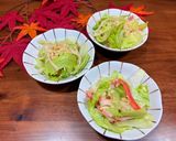 レタスとカニカマの和風サラダ作り方3写真