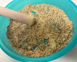 きなこゴマ　クッキー　糖質オフ　レンチンのみ作り方1写真