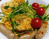 豆腐とカニカマのほっこり卵焼き作り方3写真