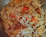 自家製トマトなめ茸のパスタ作り方4写真