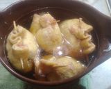 ネギの青い部分で 油あげの肉詰め作り方6写真