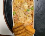 レンジ簡単中華風ナポリタン味炒飯弁当作り方15写真