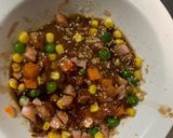 レンジさっぱり中華風梅照味オムライス弁当作り方6写真