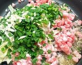 焼肉の生だれで 包まない餃子の具丼作り方5写真