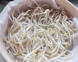 今日の晩御飯!鮭とキノコともやしの蒸籠蒸し作り方2写真