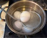 煮卵　大葉作り方1写真