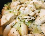 鶏肉＆のおからキャベツのバジルマスタード炒め作り方3写真