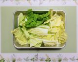 簡単主菜無水で豚肉と白菜と小松菜すき焼き風肉料理作り方3写真