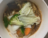 肉無豆腐中華風コク旨梅ウスター味野菜炒め作り方15写真