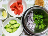 簡単昼食！鶏カオマンガイ長ネギたれ炊飯器