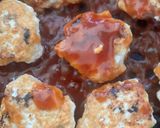 鶏ひき肉と豆腐のヘルシーミニバーグ😋作り方8写真