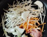 香ばしい焼きうどん作り方2写真