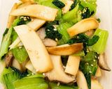 チンゲン菜とエリンギの旨塩バターソテー作り方9写真