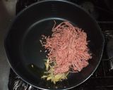 小松菜牛肉の中華炒め♪簡単レシピひき肉で作り方4写真