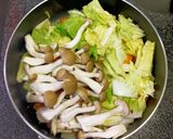 ズワイ蟹と白菜の中華炒め作り方3写真
