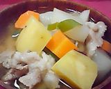 美味しい☆さつま芋の豚汁作り方5写真