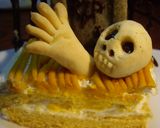 ハロウィンヴィレッジのパンプキンケーキ作り方6写真
