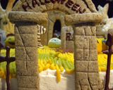 ハロウィンヴィレッジのパンプキンケーキ作り方1写真