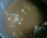 ★絹ごし豆腐ときのこのツル②お味噌汁★作り方3写真
