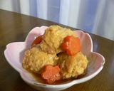 鶏つくねの煮物作り方8写真