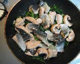 ほうれん草と鮭のチーズ蒸し焼き作り方6写真