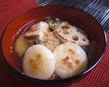 ◆香ばしい～焼き野菜とイモダンゴ汁◆作り方9写真