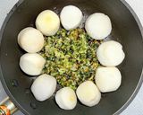 冷凍里芋のネギまみれ作り方4写真
