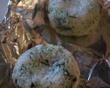 アンチョビチーズ焼きおにぎり作り方2写真