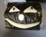 ハロウィン気分なおにぎりくん☆キャラ弁作り方3写真