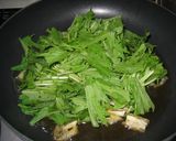 ㋻水菜の煮浸し作り方3写真