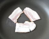ベーコンエッグ＆キャベツのっけ丼♪作り方2写真