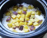 ほんのり甘い　さつまいもご飯作り方4写真
