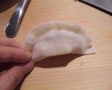 えびとチーズの揚げ餃子作り方3写真