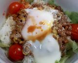 包丁まな板不要!たまご納豆温サラダごはん作り方4写真