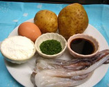 母の味☆げそとジャガイモのウマ揚げ焼き☆作り方1写真
