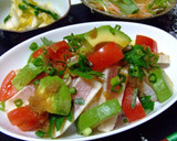 マグロとアボカドの和風ポキ丼！作り方5写真