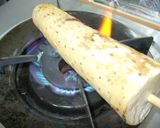 あぶり長芋と塩昆布の炊き込みご飯作り方1写真