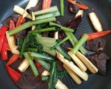 簡単夏の夕飯!鶏胸肉きくらげ中華野菜炒め作り方9写真