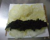 さっぱりわかめのキャベツ巻き作り方5写真